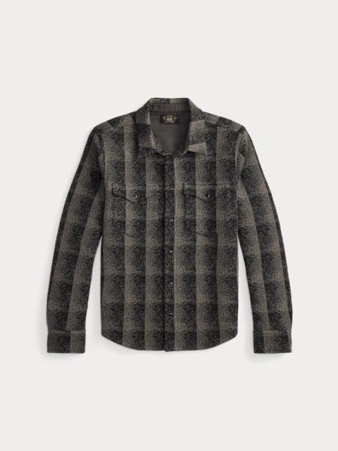 RRL by Ralph Lauren Wool-Cashmere Western Overshirt Sweater