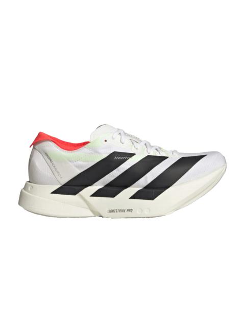 Wmns Adizero Adios Pro 4 'White Black'