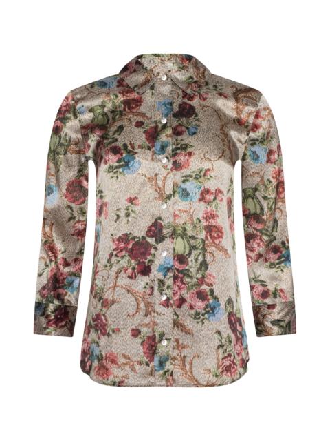 L'AGENCE Dani Silk Blouse