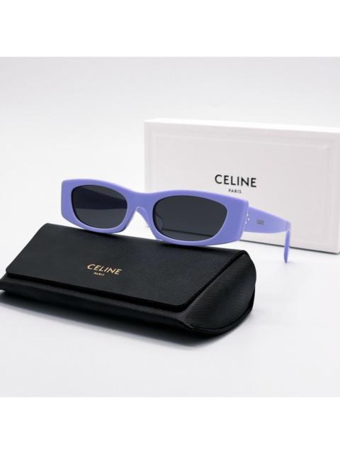 CELINE NEW CELINE CL40245U 78A PURPLE GREY SQUARE WOMEN SUNGLASSES