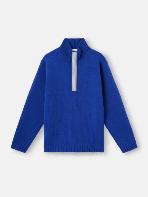 Stone Island Stone Island Virgin Wool Knitwear With Short Zip