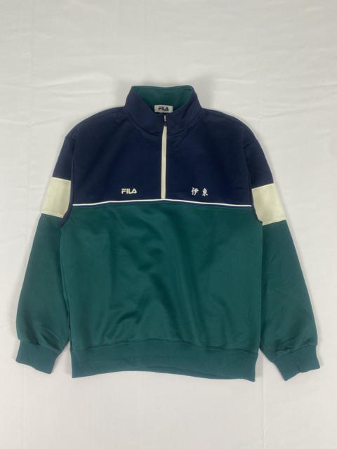 Vintage Fila Japan Half zipper sweater