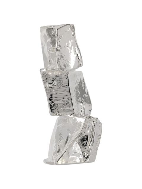 ALIGHIERI SSENSE Exclusive Silver 'The Totemic Devotion' Candle Holder