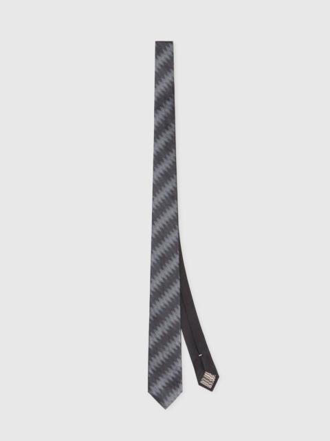 Missoni Silk tie with Greek zigzag pattern