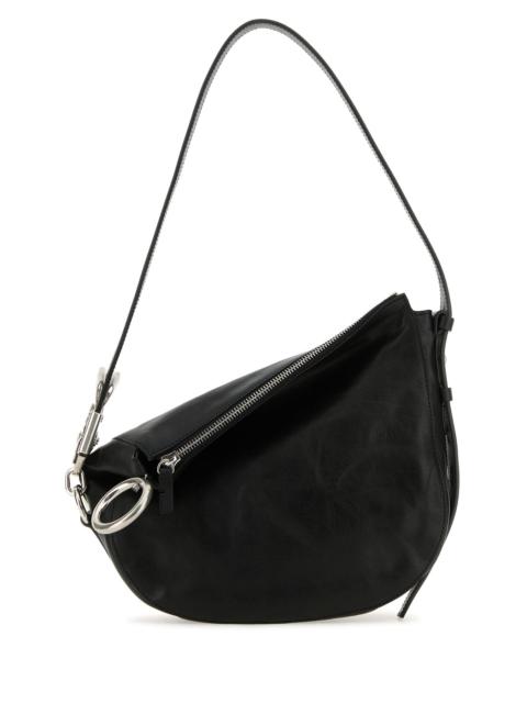Burberry Black leather Knight small shoulder bag