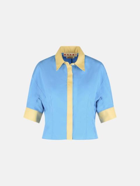 Marni LIGHT BLUE COTTON SHIRT