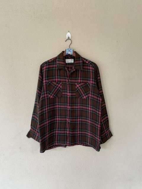 Other Designers Vintage - VINTAGE JAPANESE TARTAN FLANNEL