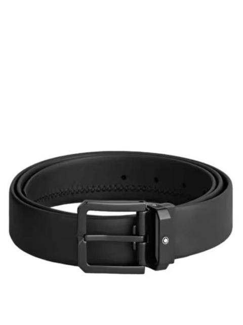 Montblanc Montblanc Black 35 mm Leather Belt