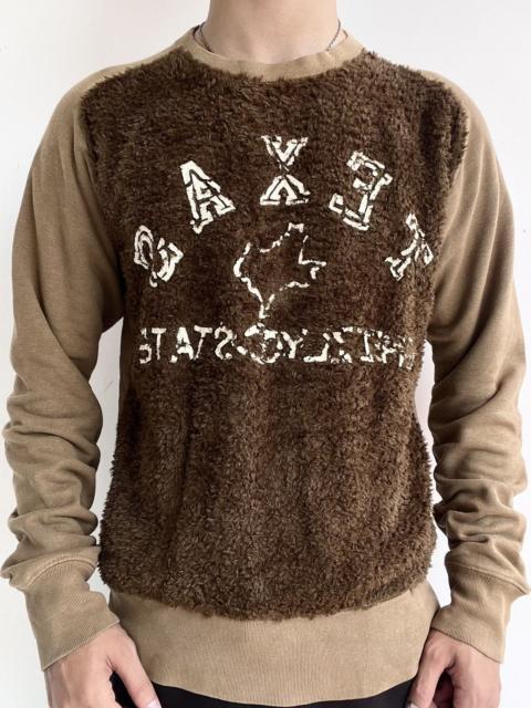 Kapital Kapital Texas Grizzly State Fur Sweater