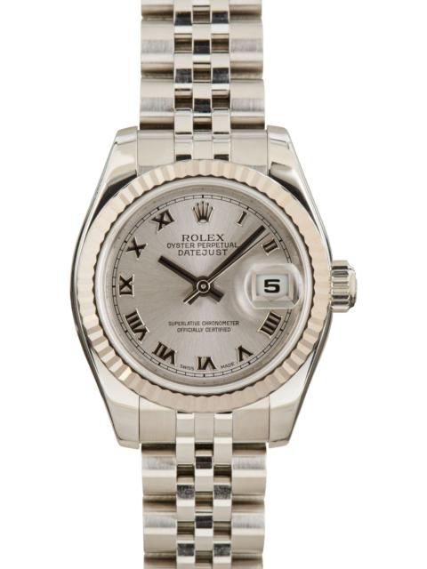 ROLEX Used Rolex Datejust 179174 Silver Roman Dial