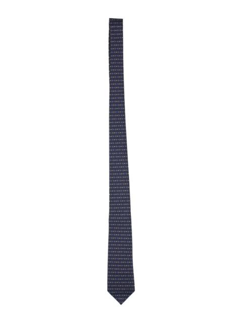 GUCCI Gucci Men Silk Jacquard Tie With Clamps