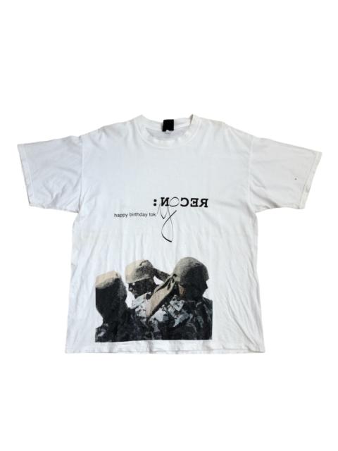 Other Designers Vintage - Vtg Recon Happy Birthday Tok Shirt Distressed Mil