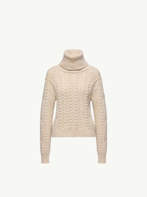 Moncler Grenoble Wool & Mohair Blend Turtleneck Sweater