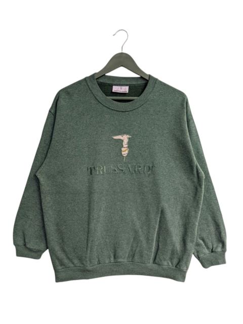 Other Designers Vintage Trussardi Embroidery Logo Sweatshirt