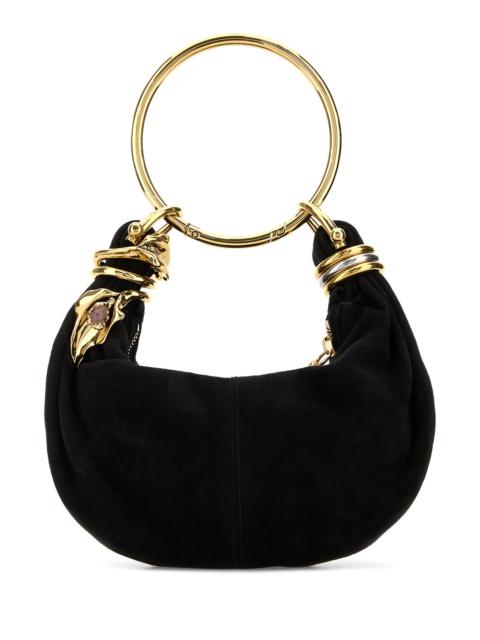 Chloé Black suede mini Bracelet handbag