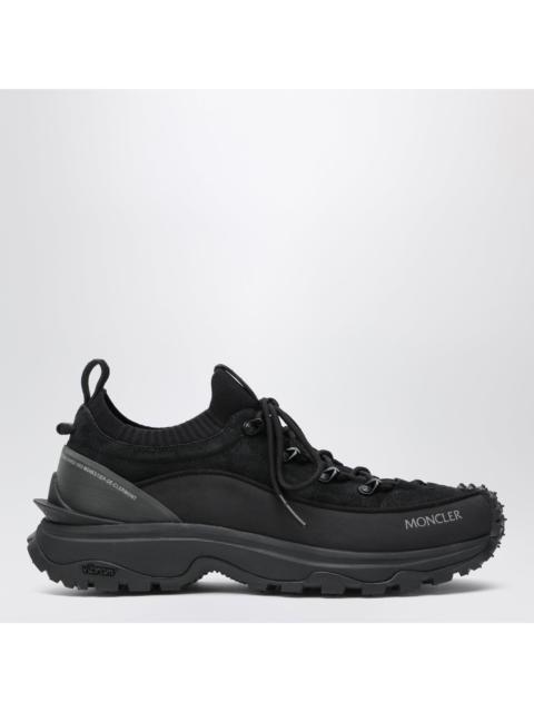 Moncler Moncler Trailgrip Lite3 Suede Leather Sneakers In Black Men