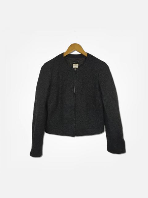 Other Designers Agnes B. - Homme Paris Grey Wool Jacket