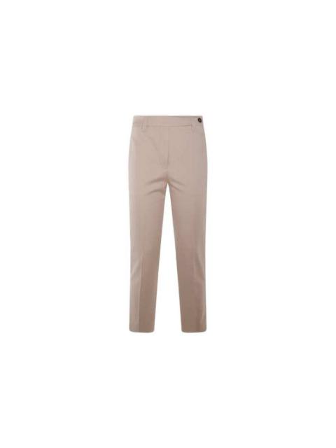 Brunello Cucinelli Brunello Cucinelli Sand Tailored Cropped Trousers