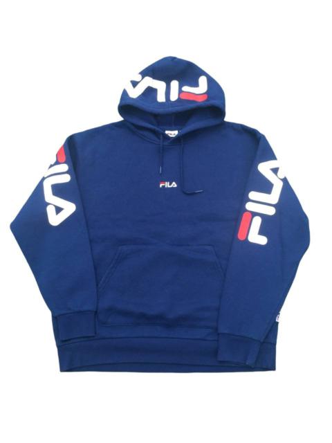 Other Designers Vintage Fila Mini Center Logo Embroidered Hoodie