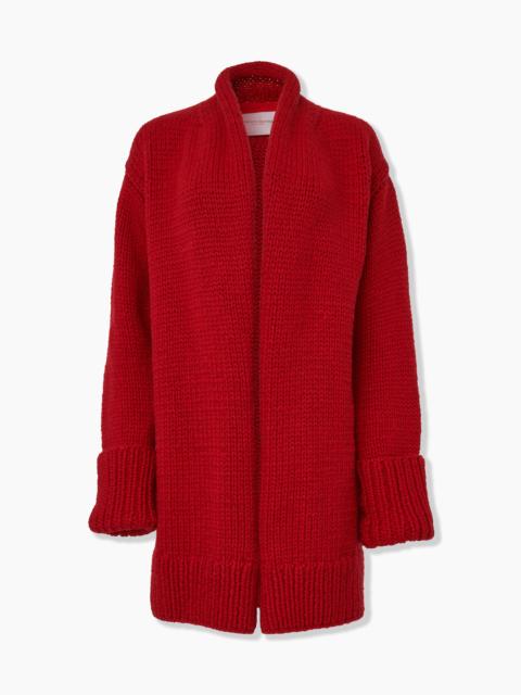 CAROLINA HERRERA Cashmere Knit Shawl Coat