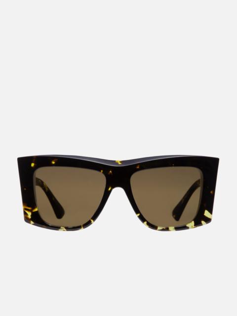 Bottega Veneta VISOR RECYCLED ACETATE SQUARE SUNGLASSES