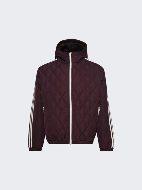 adidas X Wales Bonner Quilted Jacket Shadow Maroon