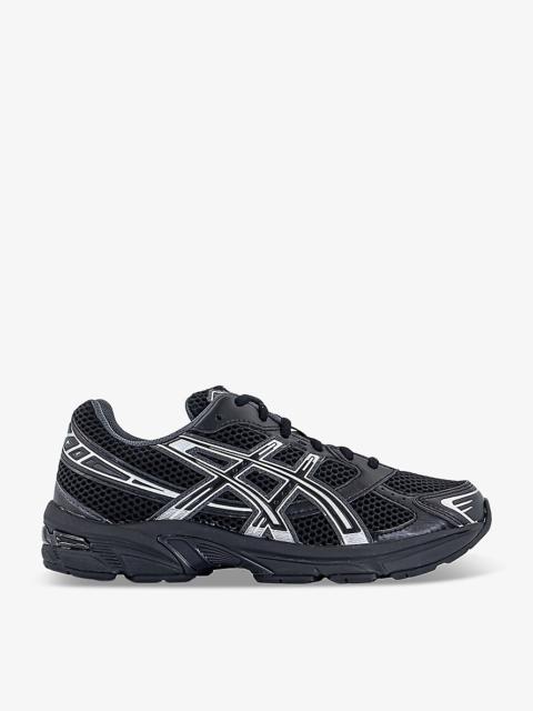 GEL 1130 panelled mesh and suede trainers