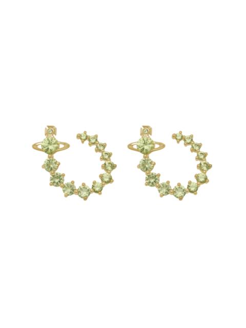Vivienne Westwood Vivienne Westwood Lydia Embellished orb Hoop Earrings
