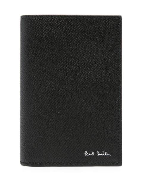 PAUL SMITH LOGO LEATHER CREDIT CARD CASE