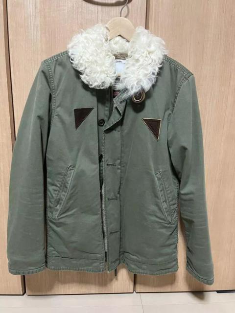 Visvim Deckhand Jacket with Sheep Fur Collar