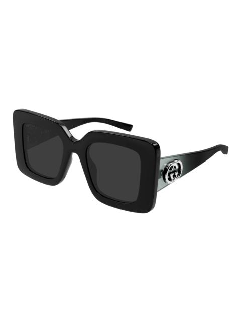 GUCCI Gucci Grey Square Ladies Sunglasses GG2025S 001 49
