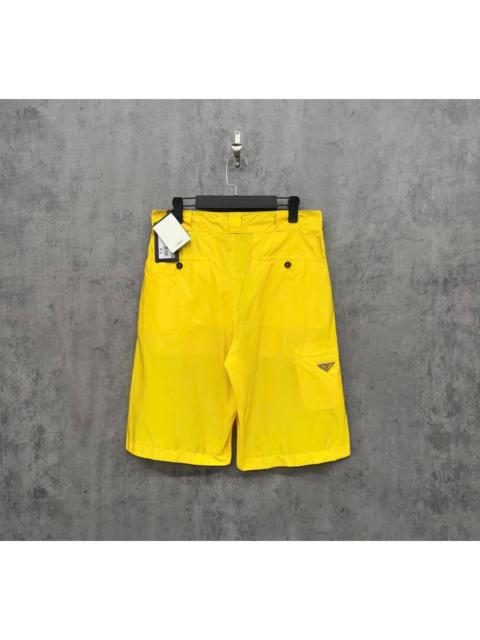 Prada Prada Nylon Shorts with Triangle Logo