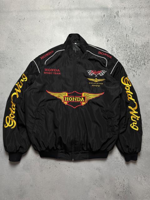 Other Designers Racing Jacket Honda Gold Wing Vintage Black Moto Bomber y2k