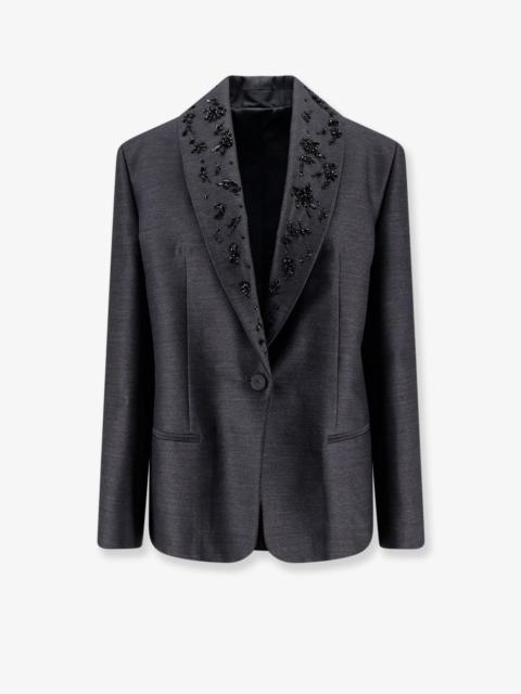Other Designers Alberta Ferretti Women Virgin Wool And Silk Blazer