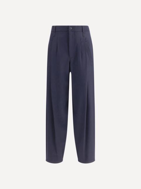 GIORGIO ARMANI Lightweight wool cloth single-dart Pants