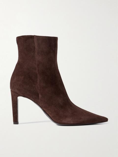 JIMMY CHOO Frankie 85 Suede Ankle Boots