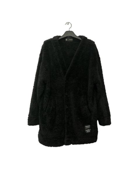 UNDERCOVER GU x Undercover Fleece Button Up Cardigan style Design