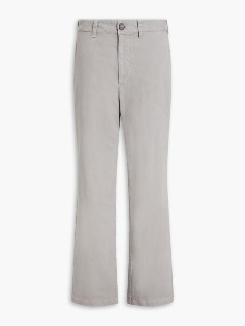 NILI LOTAN Elliot stretch-cotton twill straight-leg pants