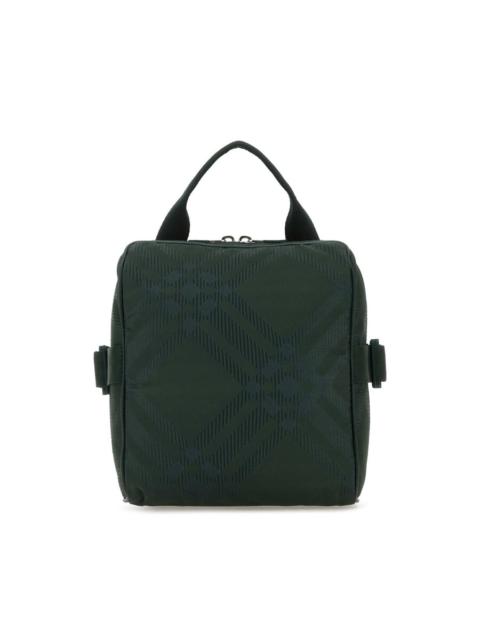 Burberry Burberry Bottle Green Fabric Crossbody Bag