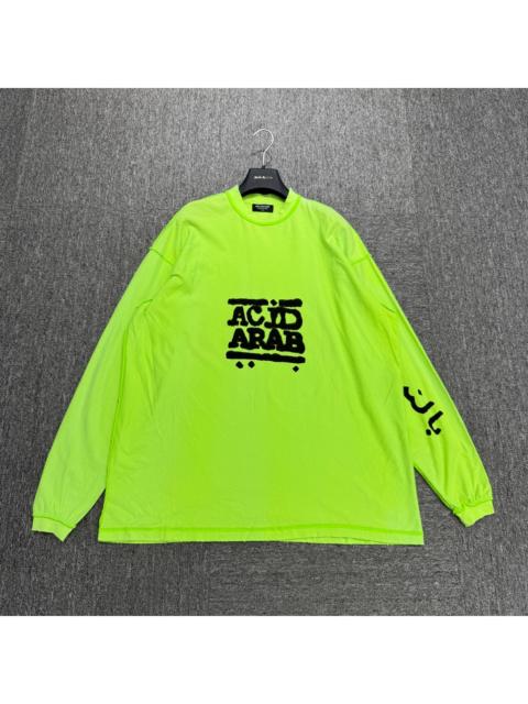 BALENCIAGA Balenciaga graffiti letter long-sleeved shirt