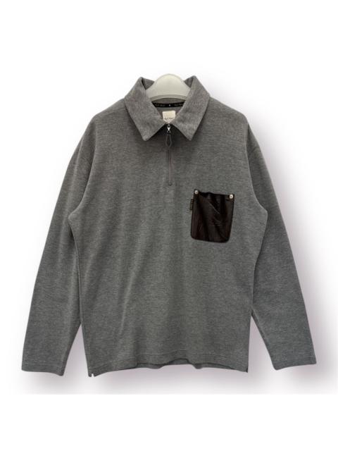 Other Designers Japanese Brand - 🔥 Half zipper polos pocket tee - M