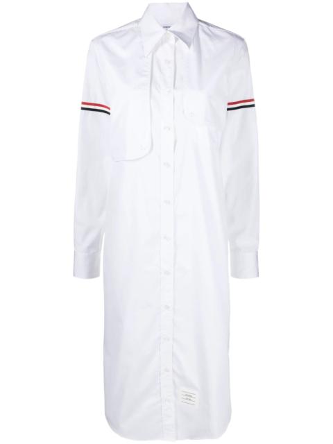 Thom Browne cotton midi shirt dress