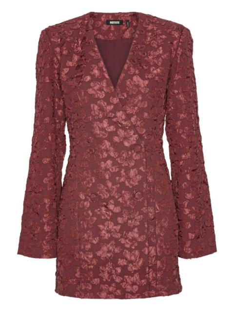ROTATE jacquard blazer dress