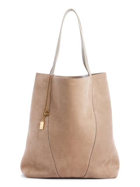 Chloé Chloé Spin Suede Tote in Motty Grey at Nordstrom