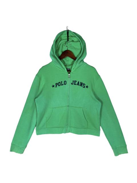 Ralph Lauren Vintage Polo Jeans Ralph Lauren Zip Up Crop Top Hoodie