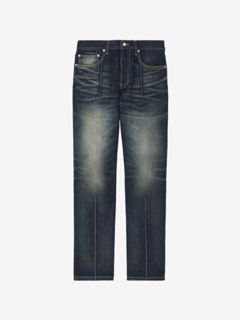 Alexander McQueen Darted Denim Jeans