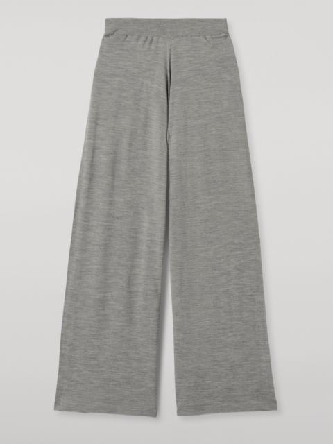 Johnstons of Elgin Ina Grey Merino Trousers