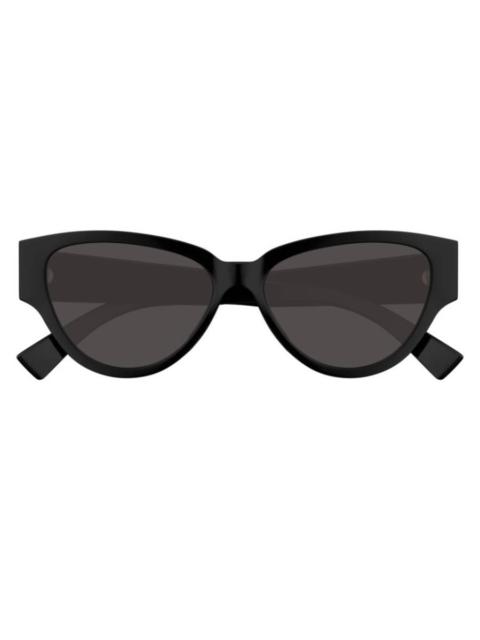 Bottega Veneta Bottega Veneta Grey Cat Eye Ladies Sunglasses BV1319S 001 56