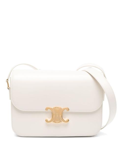CELINE Celine Women Classique Triomphe Leather Crossbody Bag