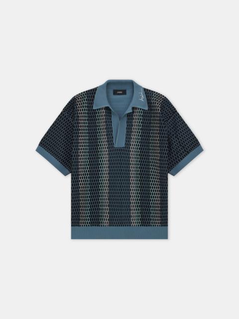 AMIRI STRIPED POLO
